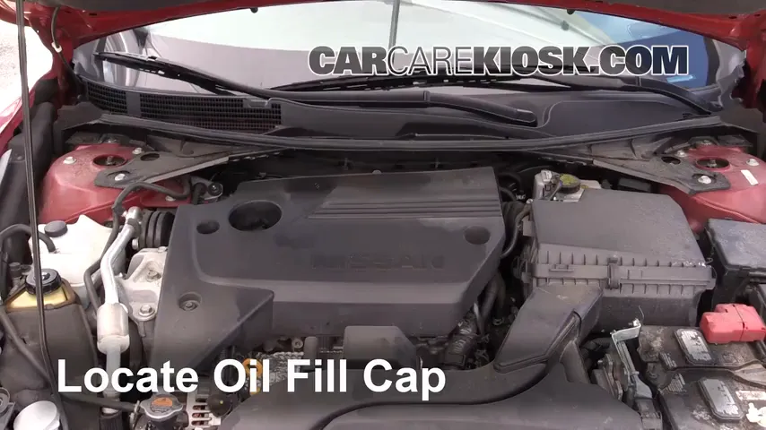 2017 Nissan Altima SL 2.5L 4 Cyl. Oil Add Oil